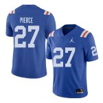 Men's Florida Gators #27 Dameon Pierce NCAA Jordan Brand Royal Throwback Alternate Authentic Stitched College Football Jersey WCT7262YI